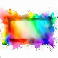 Abstract powder splatted background Freeze motion of color powder exploring photo