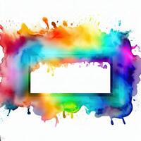 Abstract powder splatted background Freeze motion of color powder exploring photo