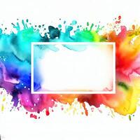 Abstract powder splatted background Freeze motion of color powder exploring photo