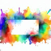 Abstract powder splatted background Freeze motion of color powder exploring photo