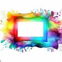 Abstract powder splatted background Freeze motion of color powder exploring photo