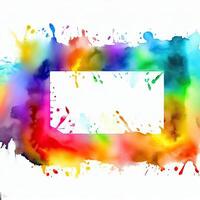 Abstract powder splatted background Freeze motion of color powder exploring photo
