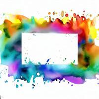 Abstract powder splatted background Freeze motion of color powder exploring photo