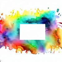 Abstract powder splatted background Freeze motion of color powder exploring photo