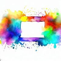 Abstract powder splatted background Freeze motion of color powder exploring photo