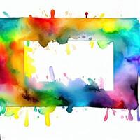 Abstract powder splatted background Freeze motion of color powder exploring photo