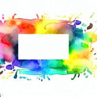 Abstract powder splatted background Freeze motion of color powder exploring photo