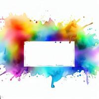 Abstract powder splatted background Freeze motion of color powder exploring photo