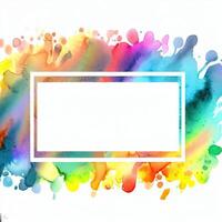Abstract powder splatted background Freeze motion of color powder exploring photo
