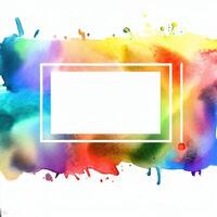 Abstract powder splatted background Freeze motion of color powder exploring photo