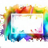 Abstract powder splatted background Freeze motion of color powder exploring photo