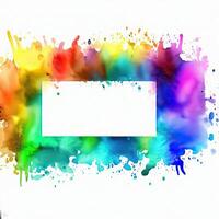 Abstract powder splatted background Freeze motion of color powder exploring photo
