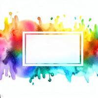 Abstract powder splatted background Freeze motion of color powder exploring photo
