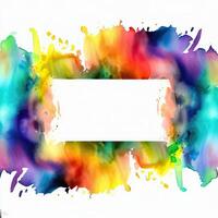 Abstract powder splatted background Freeze motion of color powder exploring photo