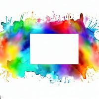 Abstract powder splatted background Freeze motion of color powder exploring photo