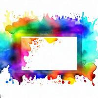 Abstract powder splatted background Freeze motion of color powder exploring photo