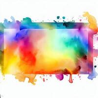 Abstract powder splatted background Freeze motion of color powder exploring photo