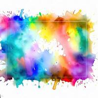 Abstract powder splatted background Freeze motion of color powder exploring photo