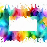 Abstract powder splatted background Freeze motion of color powder exploring photo