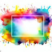 Abstract powder splatted background Freeze motion of color powder exploring photo