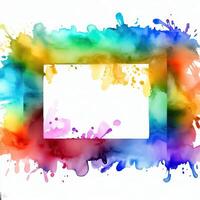 Abstract powder splatted background Freeze motion of color powder exploring photo