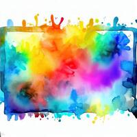 Abstract powder splatted background Freeze motion of color powder exploring photo