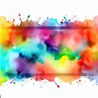 Abstract powder splatted background Freeze motion of color powder exploring photo
