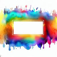 Abstract powder splatted background Freeze motion of color powder exploring photo