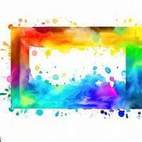 Abstract powder splatted background Freeze motion of color powder exploring photo