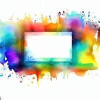 Abstract powder splatted background Freeze motion of color powder exploring photo