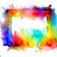 Abstract powder splatted background Freeze motion of color powder exploring photo