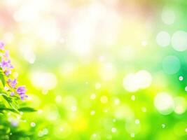 Shining defocused highlights in trees photo