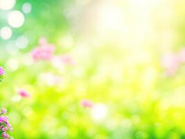 Shining defocused highlights in trees photo