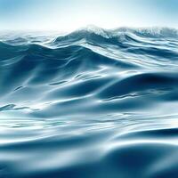 todavía calma mar agua superficie generativo ai foto