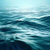 still calm sea water surface  Generative AI photo