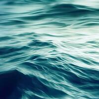 still calm sea water surface  Generative AI photo