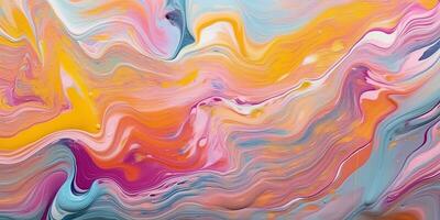 abstract painting background liquid marble color background photo