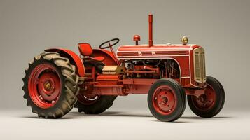 Close-up of an old tractor or tractor Farm photo