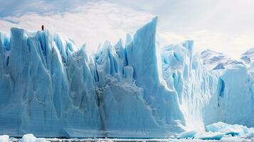 la antártida icebergs desde el del Sur propina de el mundo foto