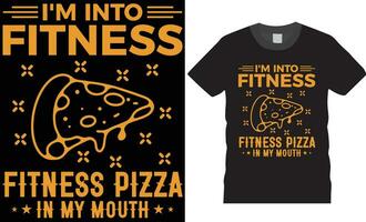 Pizza t shirt design. pizza vector