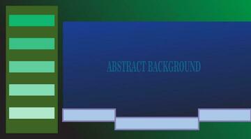 Green abstract background with geometric shapes gradient color for presentation design. vector