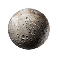 Moon isolated on transparent background, created with generative AI png