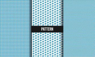 blue and white background with dots pattern design vector