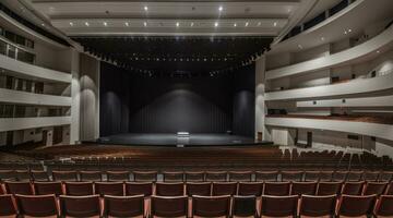 elegant large concert hall for music performance photo