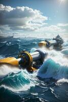 renewable energy tidal power extraction photo