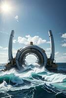 renewable energy tidal power extraction photo