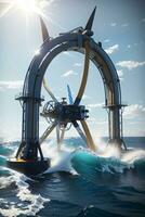 renewable energy tidal power extraction photo