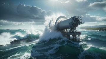 renewable energy tidal power extraction photo