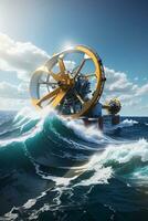 renewable energy tidal power extraction photo