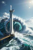 renewable energy tidal power extraction photo